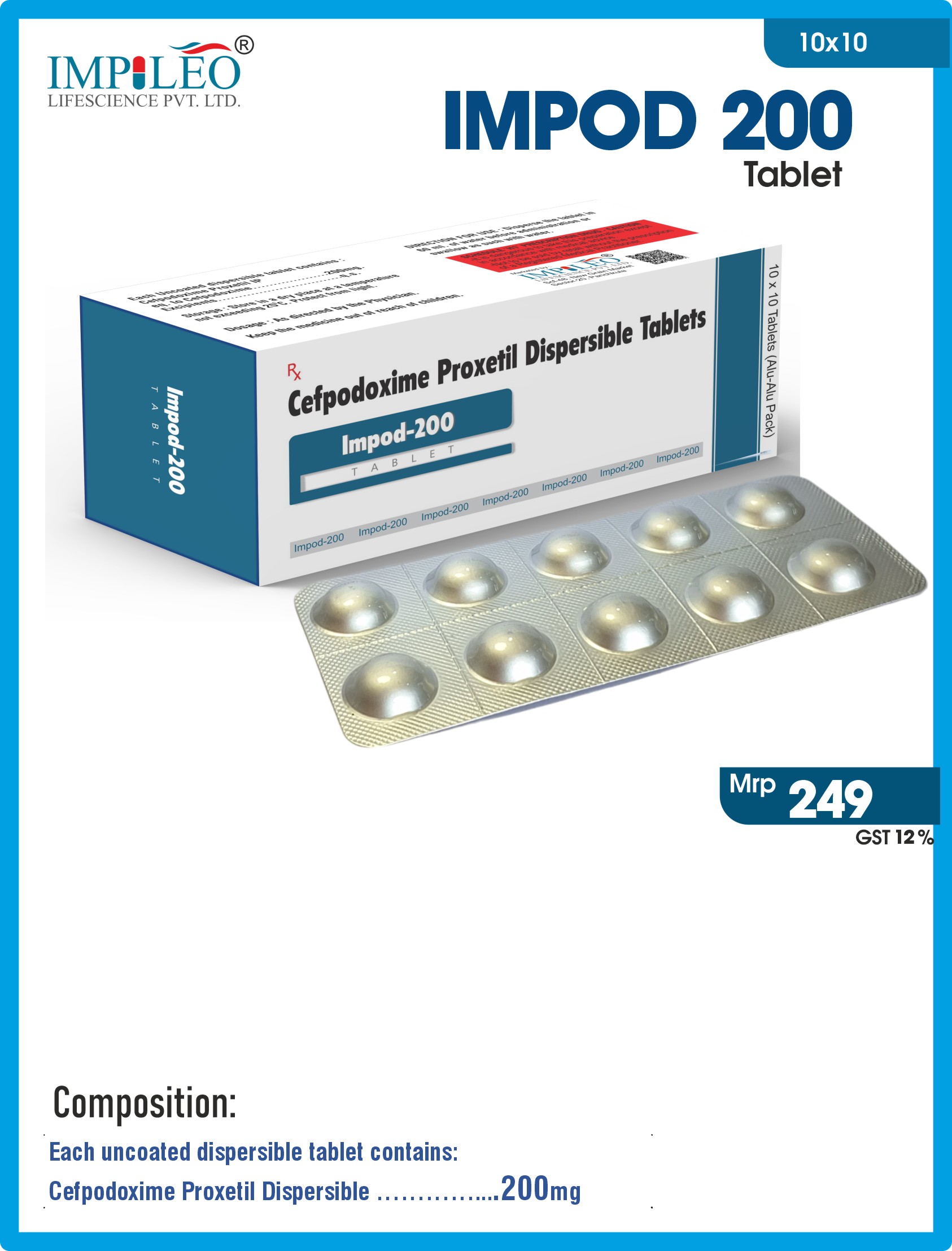 Reliable IMPOD 200 Tablets : Your Choice for PCD Pharma Franchise in Chandigarh